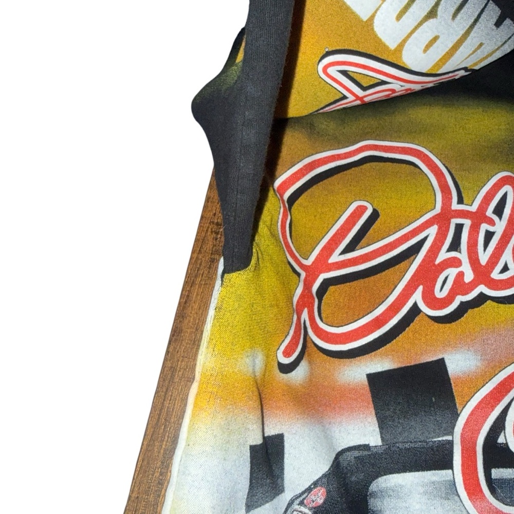 Dale Earnhardt Tough Competitor all over print tshirt Chase Authentics Large vtg - Picture 5 of 11